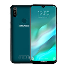 Load image into Gallery viewer, DOOGEE Y8 Android 9.0 FDD LTE 6.1inch 19:9 Waterdrop LTPS Screen Smartphone MTK6739 3GB RAM 16GB ROM 3400mAh Dual SIM 8.0MP